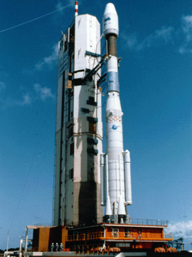 På bilden en Ariane 42P