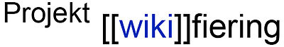Projekt wikifierings logo