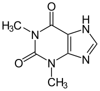 Theophyllin - Theophylline.svg