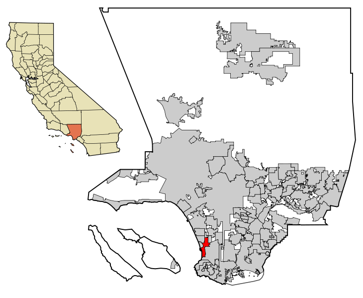Fil:LA County Incorporated Areas Redondo Beach highlighted.svg