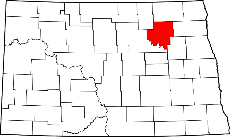 Fil:Map of North Dakota highlighting Ramsey County.svg