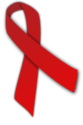 Röda bandet är en internationell symbol för kampen mot aids.