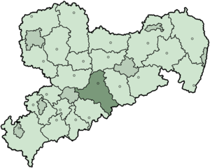 Landkreis Freiberg i Sachsen