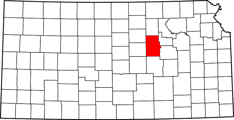 Fil:Map of Kansas highlighting Dickinson County.svg