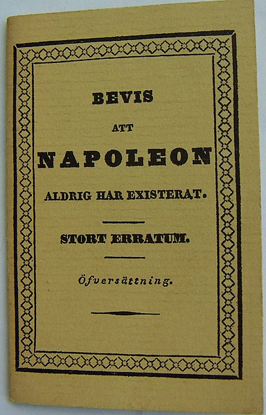 Fil:Bevis att Napoleon aldrig existerat.jpg