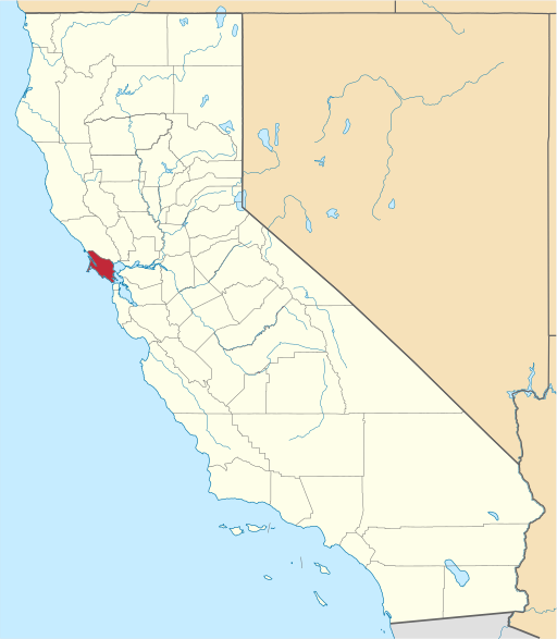 Fil:Map of California highlighting Marin County.svg