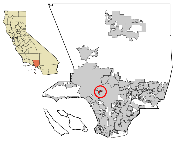 Fil:LA County Incorporated Areas West Hollywood highlighted.svg