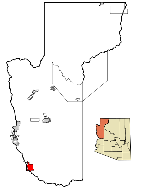 Fil:Mohave County Incorporated and Unincorporated areas Lake Havasu City highlighted.svg