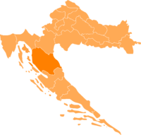 Lika-Senjs län i Kroatien.