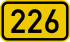 Bundesstraße 226 number.svg