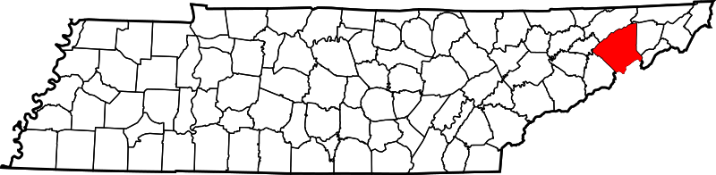 Fil:Map of Tennessee highlighting Greene County.svg