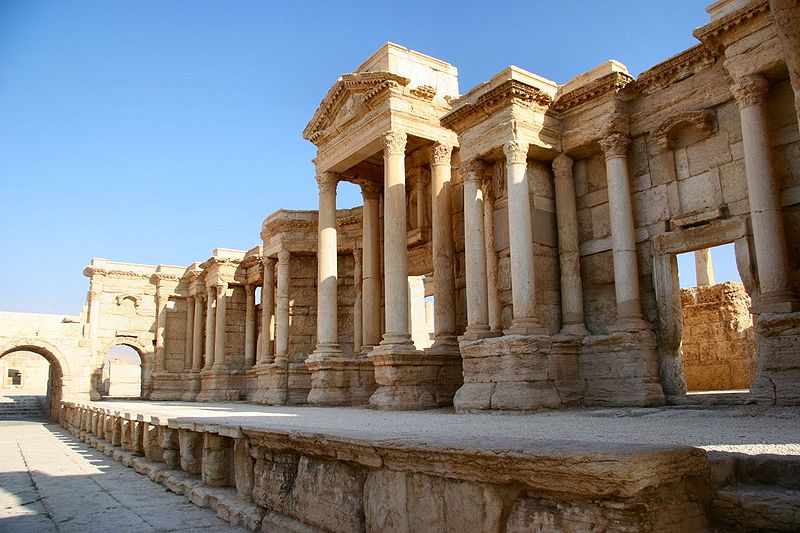Fil:The Scene of the Theater in Palmyra.JPG