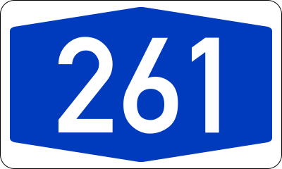 Fil:Bundesautobahn 261 number.svg