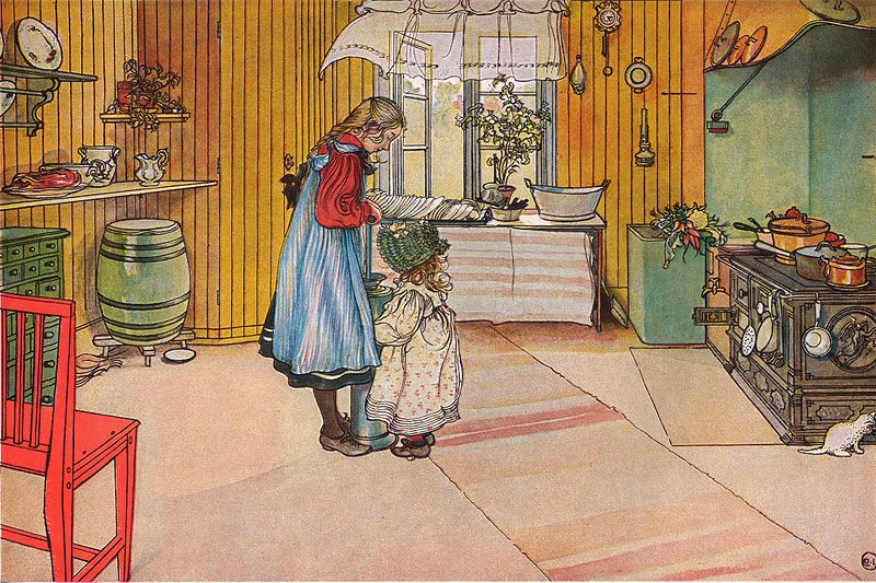 Fil:Köket av Carl Larsson 1898.jpg
