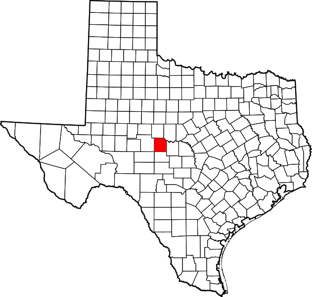 Fil:Map of Texas highlighting Concho County.svg