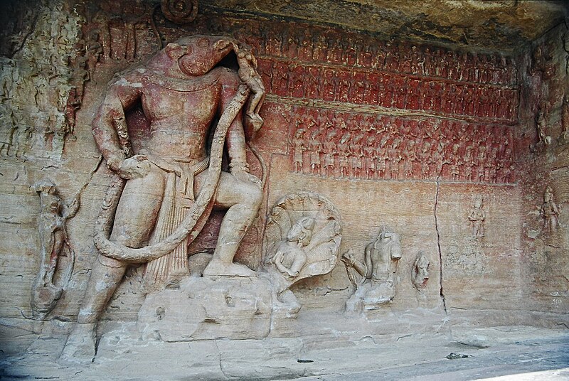 Fil:Boar-carving Udaigiri Vidisha .jpg