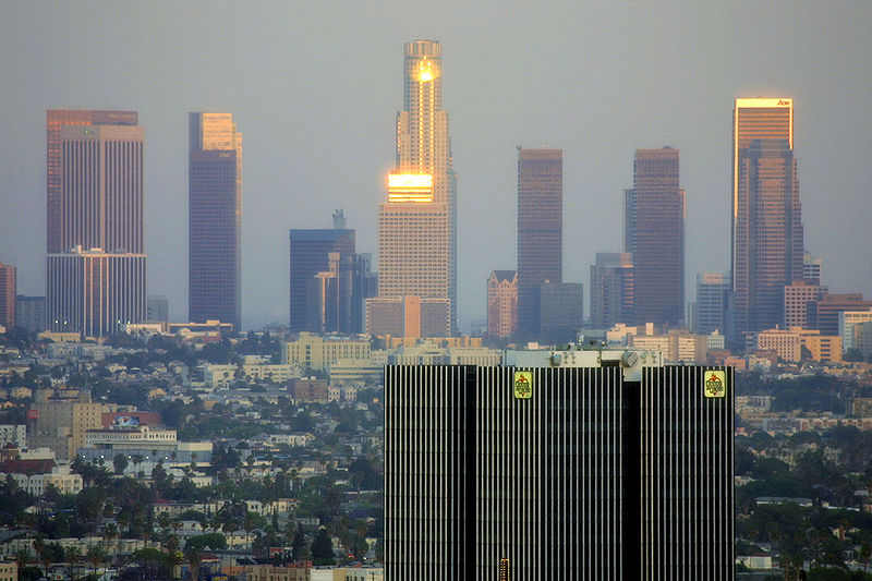 Fil:Downtown LA Sunset.jpg