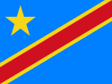 Demokratiska republiken Kongos flagga (sedan 2006)