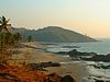 Vagator Beach i indiska Goa.