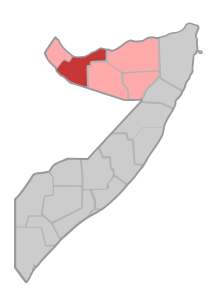 Fil:Somalia regions map Woqooyi Galbeed.svg