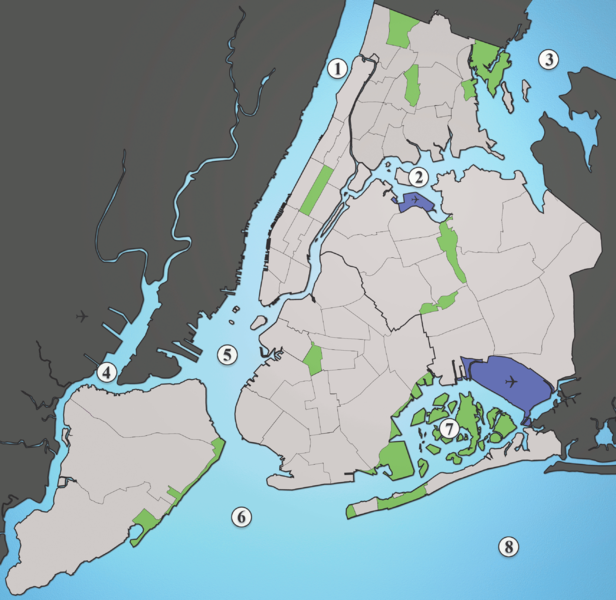 Fil:Waterways New York City Map Julius Schorzman.png