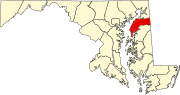Map of Maryland highlighting Kent County.svg
