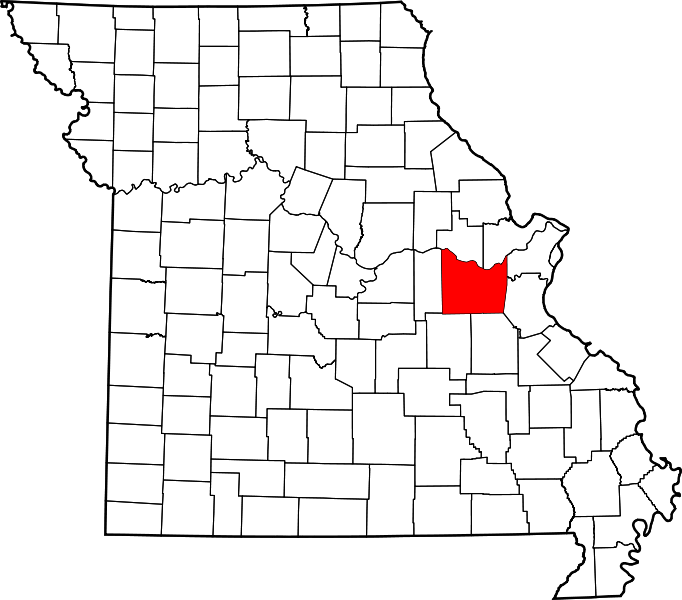 Fil:Map of Missouri highlighting Franklin County.svg