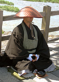 Japanese buddhist monk by Arashiyama cut.jpg