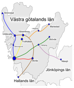 Västa Götaland Regional Train Map.png