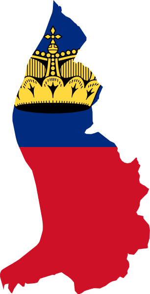 Fil:Flag-map of Liechtenstein.svg