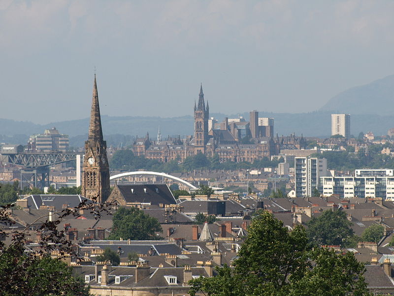 Fil:View of Glasgow from Queens Park.jpg
