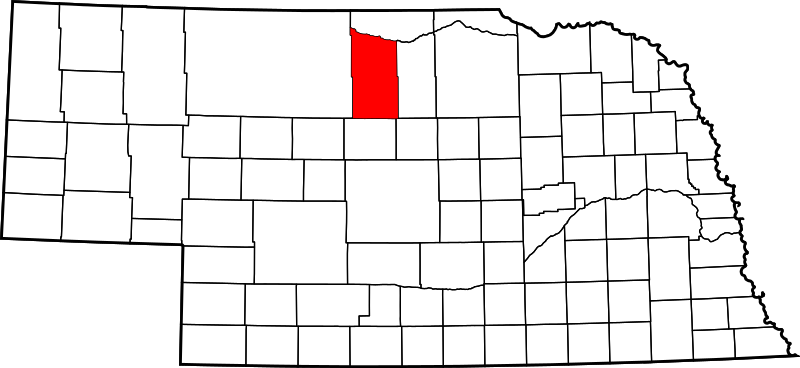Fil:Map of Nebraska highlighting Brown County.svg