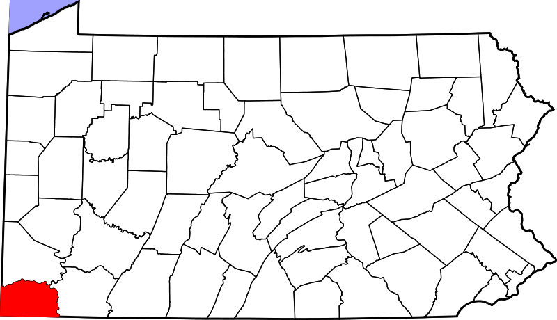 Fil:Map of Pennsylvania highlighting Greene County.svg