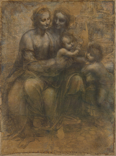 Fil:Leonardo - St. Anne cartoon.jpg