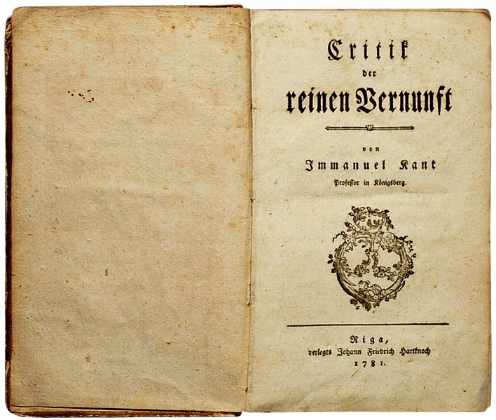 Fil:Kant Kritik der reinen Venunft 1781.jpg