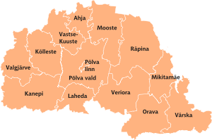 Kommuner i Põlva län