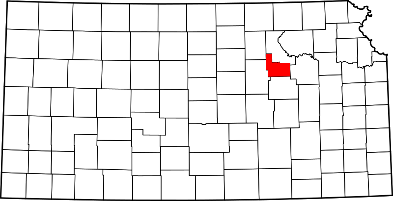 Fil:Map of Kansas highlighting Geary County.svg