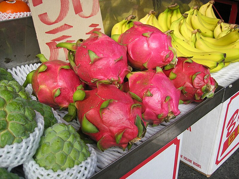 Fil:Dragonfruit Chiyai market.jpg
