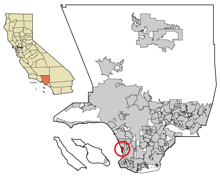 Fil:LA County Incorporated Areas Hermosa Beach highlighted.svg