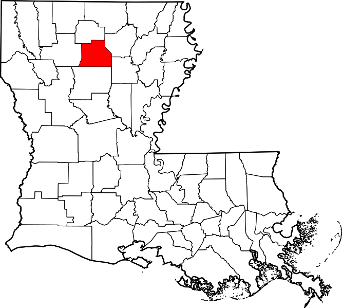 Fil:Map of Louisiana highlighting Jackson Parish.svg