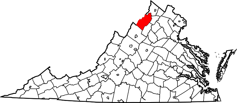 Fil:Map of Virginia highlighting Shenandoah County.svg