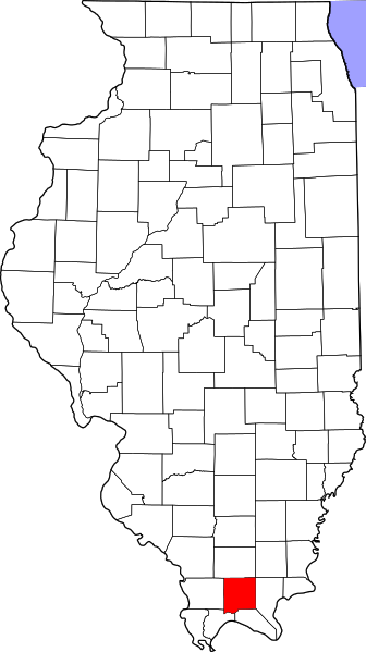 Fil:Map of Illinois highlighting Johnson County.svg