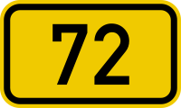 Fil:Bundesstraße 72 number.svg