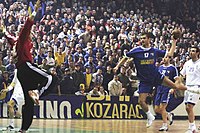 Match mellan Bosnien och Grekland i Visoko 2006.