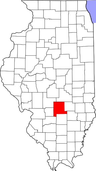 Fil:Map of Illinois highlighting Fayette County.svg
