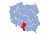 Śląsks läge i Polen