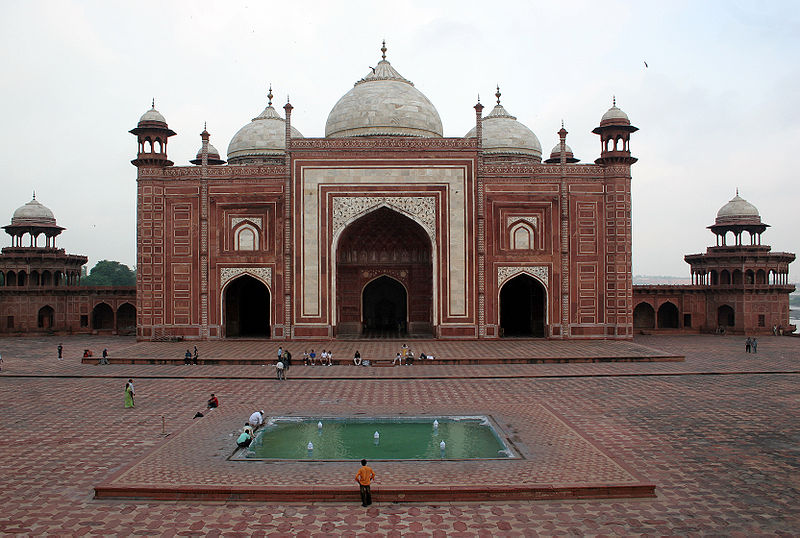 Fil:Taj Mahal mosque-2.jpg