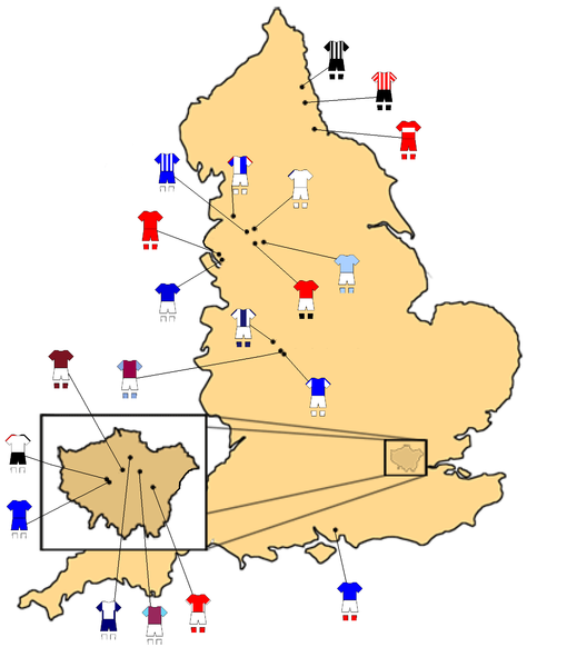 Fil:FA Clubs map home colours.PNG