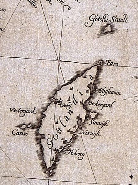 Fil:Gotland, 1626 map by Andreas Bureus.jpg