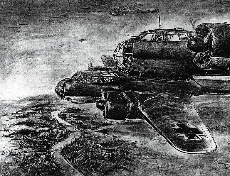 Fil:Do 17-Geschwader über London, 1940.jpg